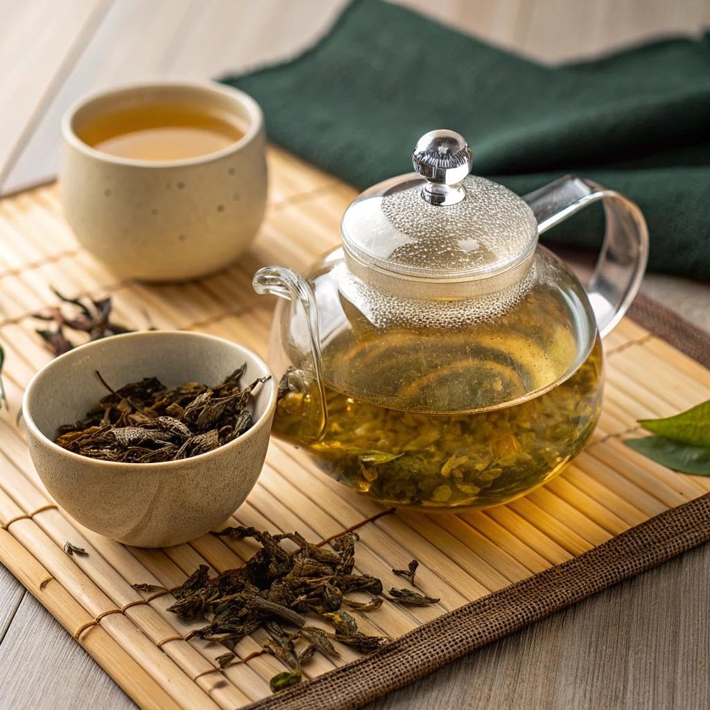 Vahdam, Himalayan Green Tea Leaves (50+ Cups, 3.53 Oz) Non Gmo, Gluten Free | High Elevation Grown Green Tea Leaves From Himalayas | Pure Unblended Single Origin Green Loose Leaf Tea | Vacuum Sealed