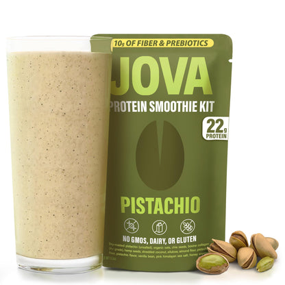 JOVA Meal Replacement Smoothie Kit | Creamy, Nutritious, Delicious & Ready in 2 Minutes | 22g Protein, 10g Fiber (Gluten-Free, N