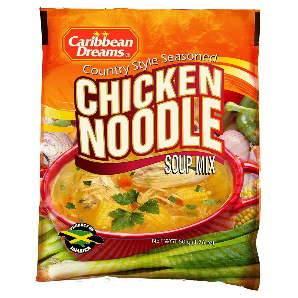 Caribbean Dreams Jamaican Chicken Soup, 1.76 oz (Pack of 10)
