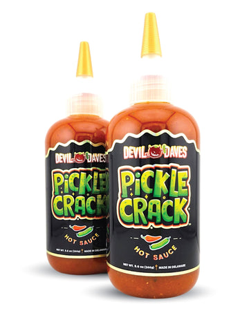 Dill Pickle Hot Sauce | Devil Daves Pickle Break - Medium Heat  8.6 Oz (Pack Of 2)