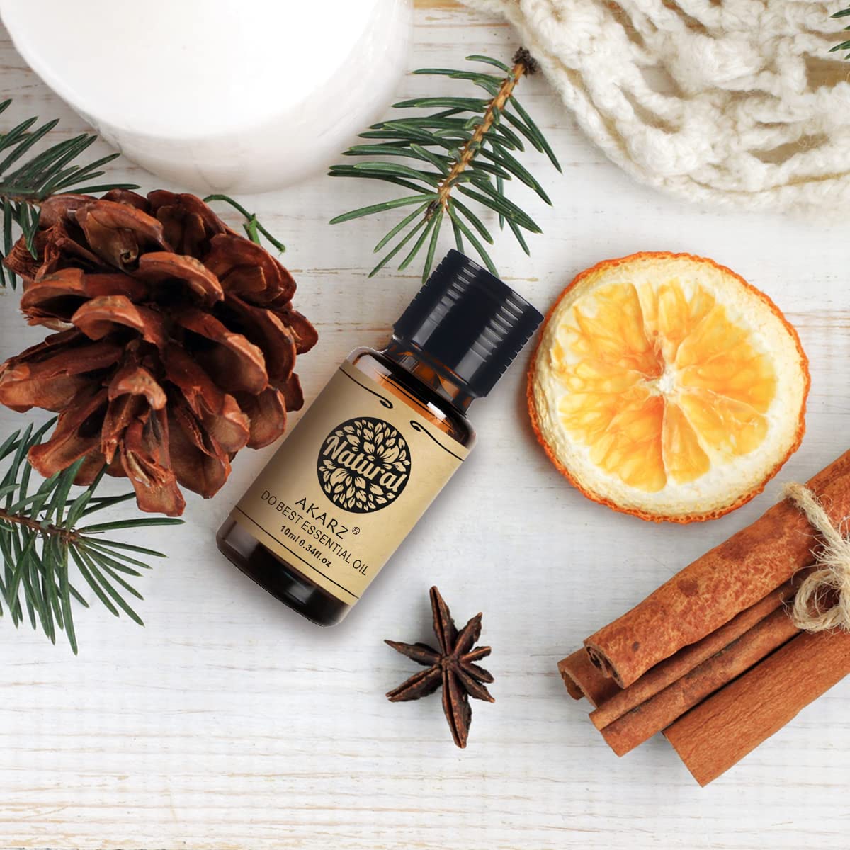 Ylang Ylang Essential Oil Akarz Natural Organic Pure Premium Therapeutic Ylang-Ylang Oils For Skin Body Hair Care, Diffuser, Can