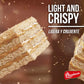 Bauducco Peanut Butter Wafers - Crispy Wafer Cookies With 3 Delicious, Indulgent Decadent Layers Of Peanut Butter Flavored Cream - Delicious Sweet Snack Or Desert - 5.0 Oz (Pack Of 1)