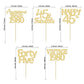 Gyufise 30Pcs Gold Glitter 45Th Birthday Cupcake Toppers Vintage 1978 Awesome Since 1978 45 Fabulous Cupcake Picks 45Th Birthday