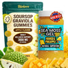 Biolore Sea Moss Gel + Soursop Gummies - Flavored Superfood with Natural Electrolytes - Mango-Pineapple & Apple - Wildcrafted Ma