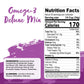 Natures Garden Omega 3 Deluxe Mix - Healthy Trail Mix, Power Up, Heart Healthy, Gluten Free, Cholesterol Free, Sodium Free, No