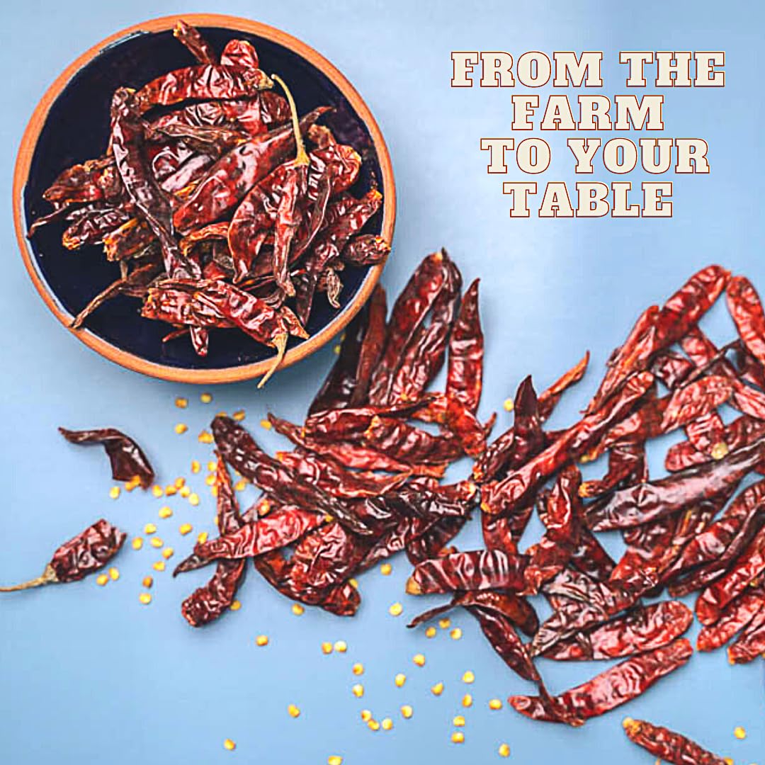 Rico Rico Chile De Arbol 4 Oz - Enhanced Dried Arbol Chili Peppers, Spicy Hot Heat For Mexican, Chinese & Thai Dishes, Resealable Bag