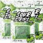 SOUR STRIPS Sour Candy Strips, Chewy Vegetarian Candies, Green Apple Flavor, 3-Pack