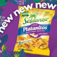 Soldanza Plantain Chips, Variety Pack 2.5 Oz (Pack Of 12) 4 X Salted Plantain Chips, 4 X Ripe Plantain Chips, 4 X Garlic Plantai