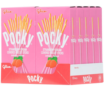 Pocky Biscuit Stick, Strawberry, 2.47 Ounce (Pack Of 10)