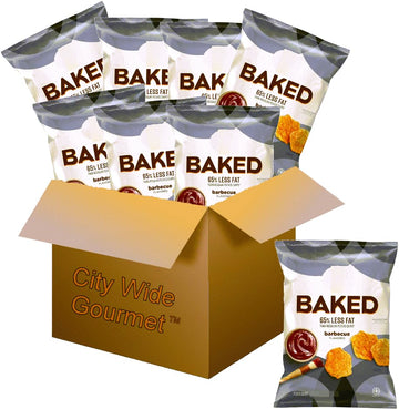 Baked Lays Barbecue Potato Crisps, 1.125 ounce (Pack of 8)