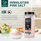 Soeos Himalayan Pink Salt - Fine Grain, 20 oz, Kosher Certified, Pure Rock Salt for Grinders and Salt Mills