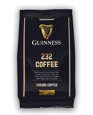 Limited Availability, Limited Edition Guinness Coffee 232 Brew By Tiki Tonga Coffee Roasters. Roasted In The United Kingdom (Ground/Filter) 8 Ounces (227Grams)
