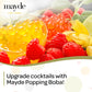 Mayde Popping Boba Pearls for Drinks, Desserts, & Breakfast Bowls (Kiwi Flavor, 7 Pounds)