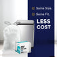 Plasticplace Simplehuman (X) Code V Compatible (100 Count) Drawstring Garbage Liners 4.2-4.8 Gallon / 16-18 Liter 14.75'' X 28''
