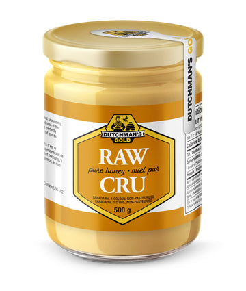 Dutchman's Gold Raw Honey 1.1 lbs - Unfiltered - Non-pasteurized