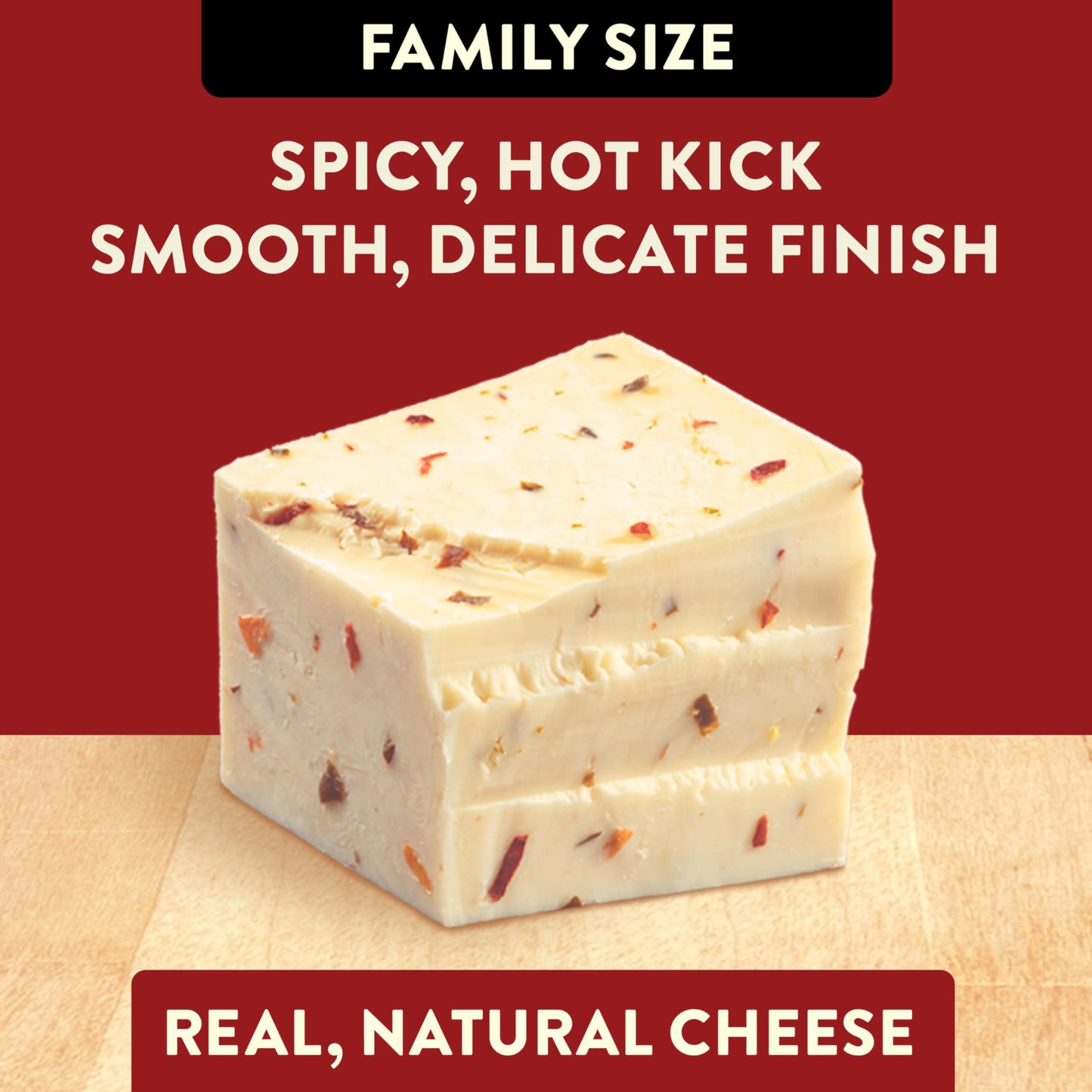 Sargento Natural Pepper Jack Sliced Cheese, 24 Slices