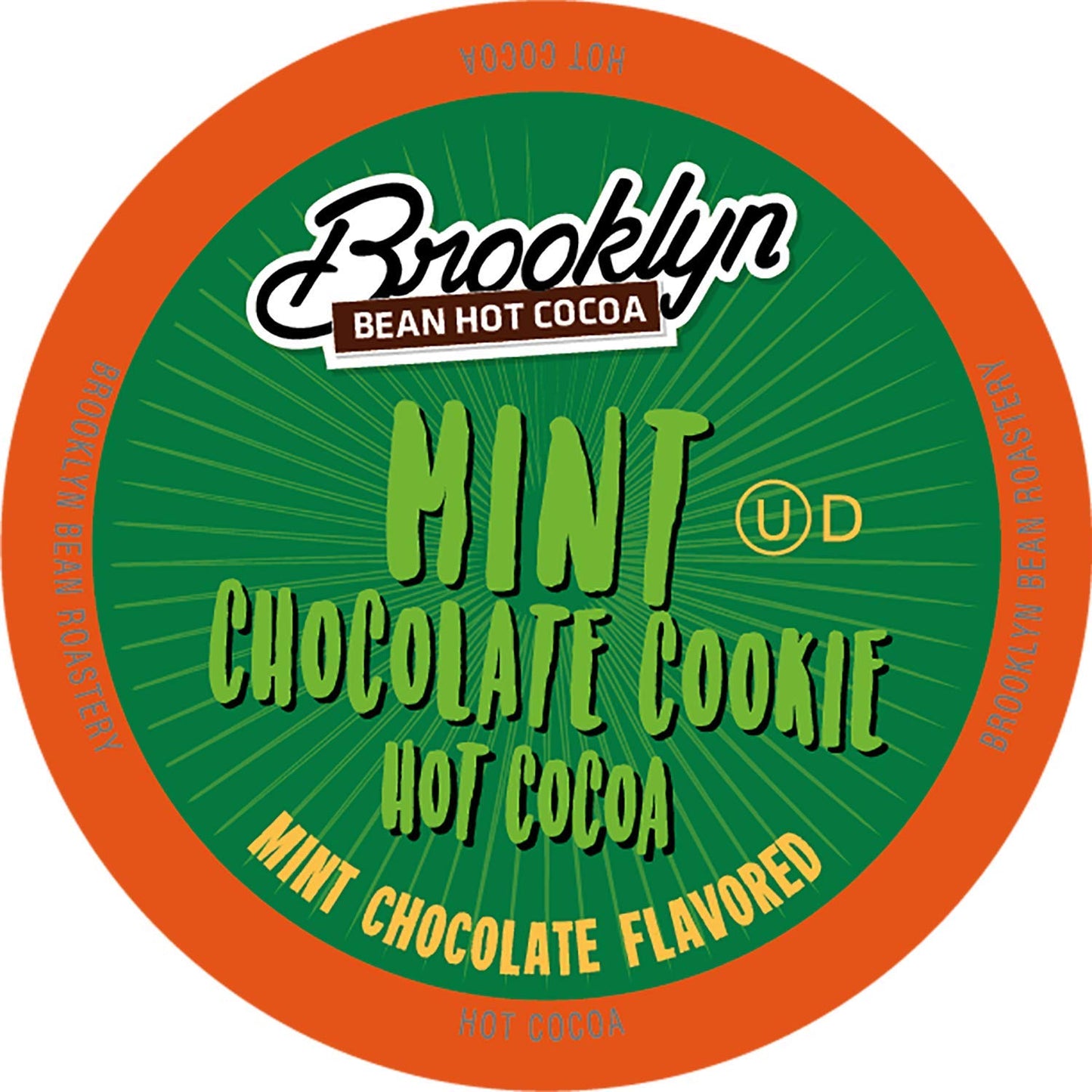 Brooklyn Bean Roastery Mint Chocolate Cookie Hot Cocoa K-Cup, 40 Count, For Keurig Brewers