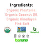 Barnana Organic Plantain Chips, Himalayan Pink Salt, 5 Ounce (Pack of 8), Salty Crunchy Snack, Cooked in Coconut Oil