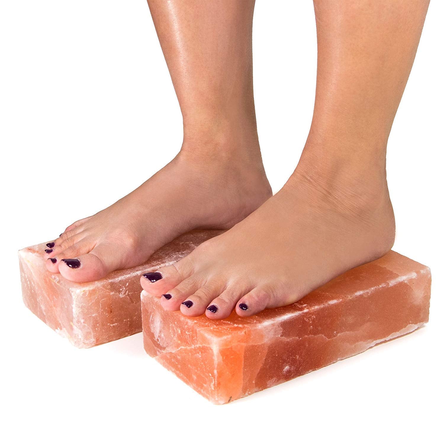 Black Tai Salt Co. Brand 2 Pack of 100% Himalayan Salt Detox 4x8x2 Foot Bricks