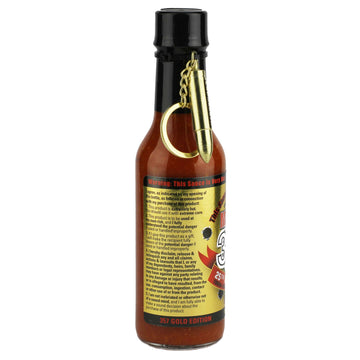 Mad Dog 357 Gold Edition Hot Sauce, Over 1 Million Scoville, Carolina Reaper, Scorpion & Ghost Peppers, Enhanced with No. 9 Plut