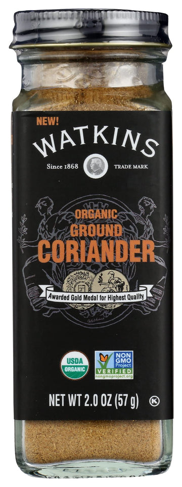 Watkins Organic Ground Coriander, Usda Certified Organic, Non-Gmo, 2 Ounce (Pack Of 3)