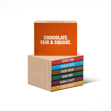 TCHO 6-Bar Dark Chocolate Variety Pack | Single Origin, Plant Based, Organic & Fair Trade | Non GMO, Non-Dairy, Vegan, Soy Free 