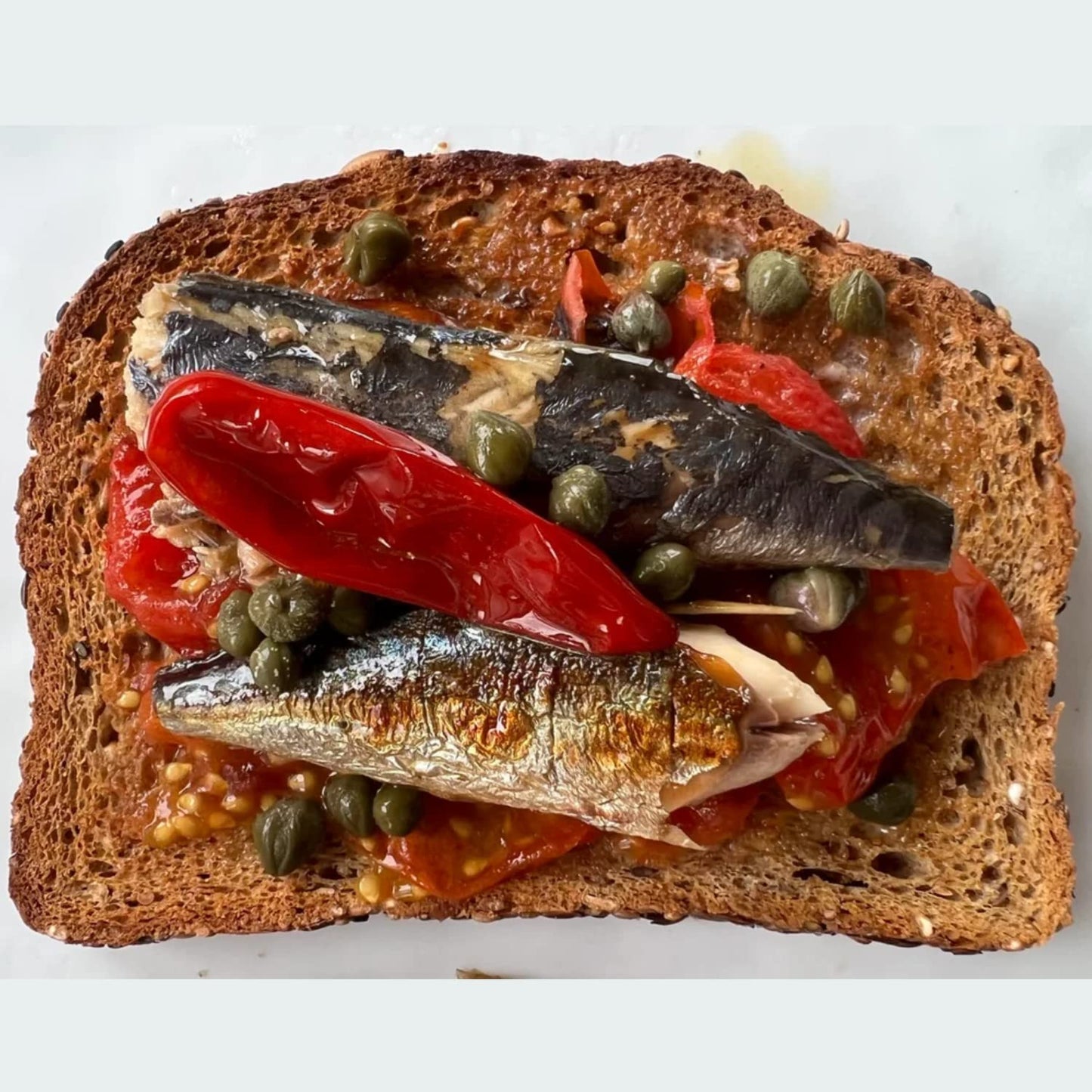 Nuri Mackerel in Olive Oil, 4 Pack, Premium Wild Caught Fish, 4.4 oz Cans, 100% Natural, Product of Portugal