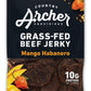 Country Archer Mango Habanero Beef Jerky, 100% Grass-Fed, Gluten Free, 7 Ounce (Pack Of 1)