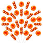 ZOFIA SWEET 32 Pack Orange Gold Twisty & Swirl Lollipops, Gluten Free, No Artificial Dyes, Individually Wrapped