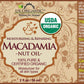 US Organic Macadamia Nut Oil, Unrefined Virgin, Cold Pressed, 2 Fl Oz, Golden Yellow, Amber Glass Bottle with Dropper