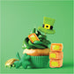 CRAZYOUTLET Caramel Cubes Candy - 2 lb Bulk Pack (150 Count) - Green Apple Filling - Individually Wrapped Treats