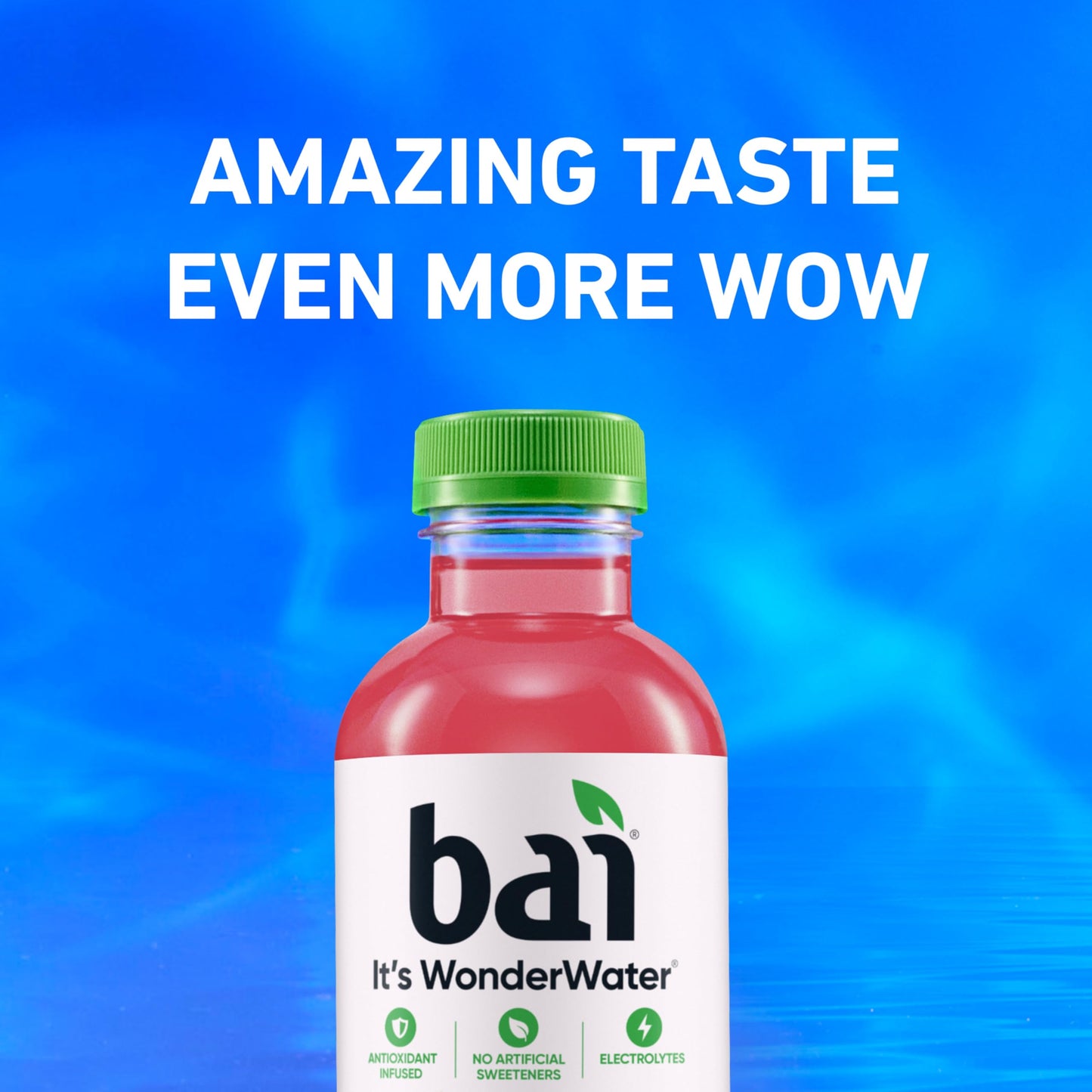 Bai Antioxidant Infused Water Beverage, Simbu Strawberry, 18 Fluid Ounce Bottle, Pack Of 12