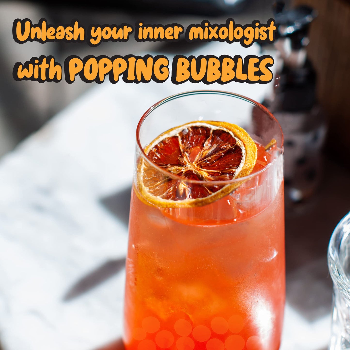 Premium Mango Popping Boba Pearls | Popping Boba Pearls For Boba Tea Kit (1 Pack X 17Oz)