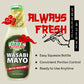 Wasabi Mayo by Wasabi-O - Spicy Japanese Mayo - Smooth & Zesty - Organic & Fat Free Mayo - Perfect for Sushi, Burgers, Dipping -
