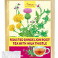 TeeLux Roasted Dandelion Root Tea with Milk Thistle & Peppermint, Caffeine Free, 50 Count