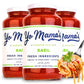 Yo Mamas Foods Keto Tomato Basil Pasta Sauce - No Sugar Added, Low Carb, Vegan - 1.56 lb (Pack of 3)