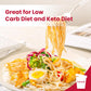 Caloless Konjac Shirataki Noodles, 6 Pack Low Calorie Konjac Pasta Noodles, Low Carbs Beef Noodles Soup, Healthy Noodle Keto & P