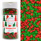 Mystic Sprinkles Christmas Holiday Confetti Sprinkle Mixes (Christmas Trees 2.6Oz)