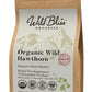 Wild Bliss Organic Wild Hawthorn Leaf and Flower Herbal Tea - Caffeine Free - 75 Plant Based Tea Bags - Loose Leaf