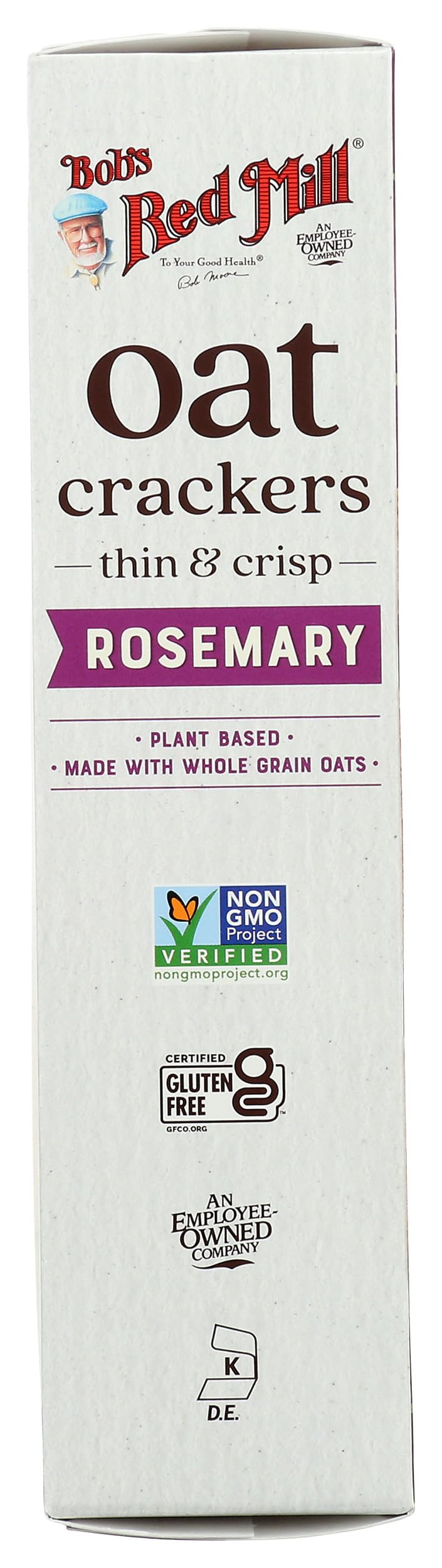Bobs Red Mill Rosemary Thin & Crisp Oat Crackers, 4.25 Oz