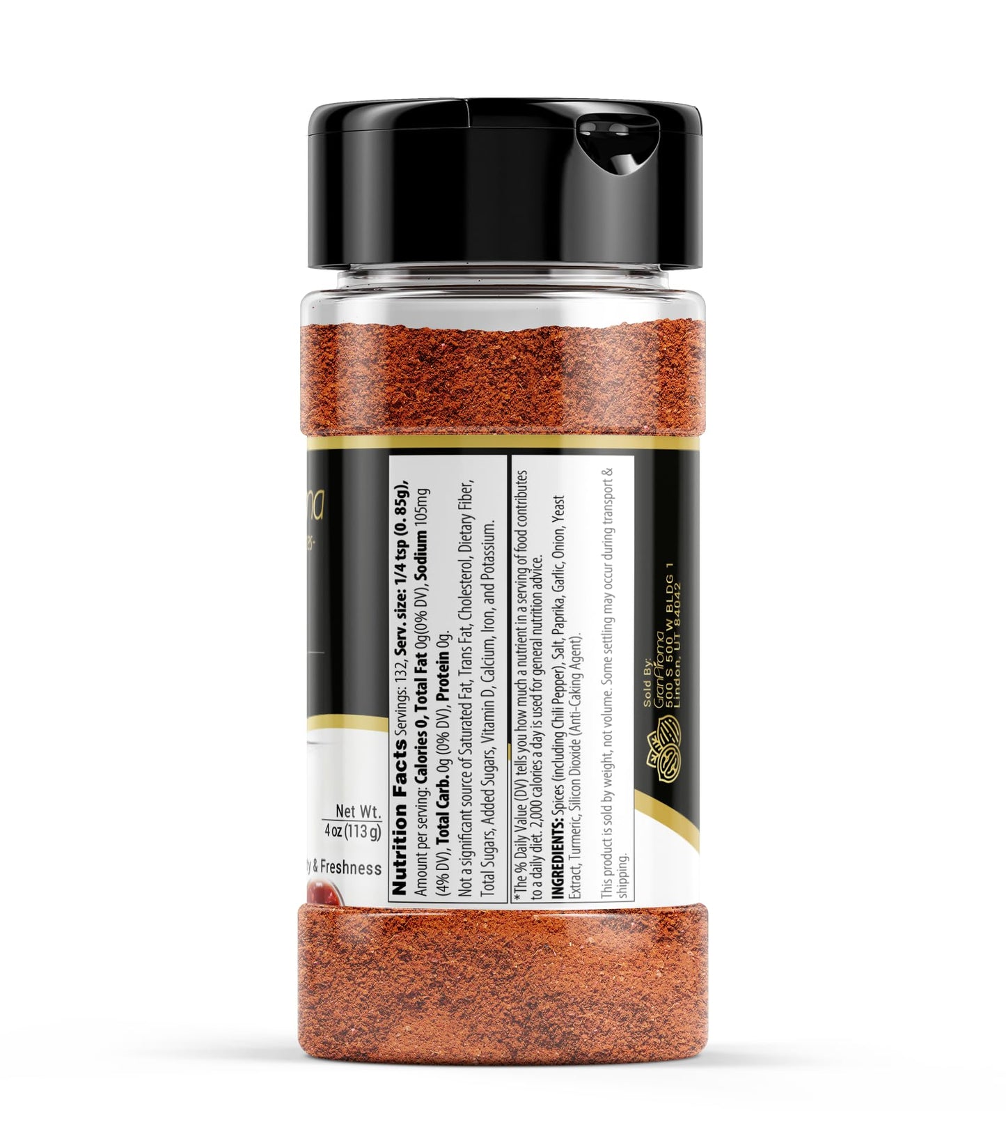 Granaroma Taco Seasoning, Mild Heat, Authentic Spice Mix (4 Ounce)
