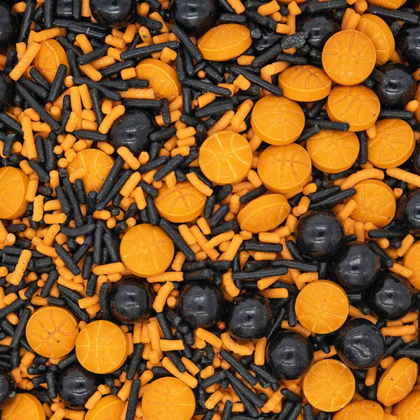 Sprinkles For Cake Decorating Edible Cake Decorations Fancy Basketball Sprinkles, Black And Orange Sprinkles, Cake Sprinkles Cupcake Decorations Ice Cream Toppings Sprinkles For Cupcake Decorating