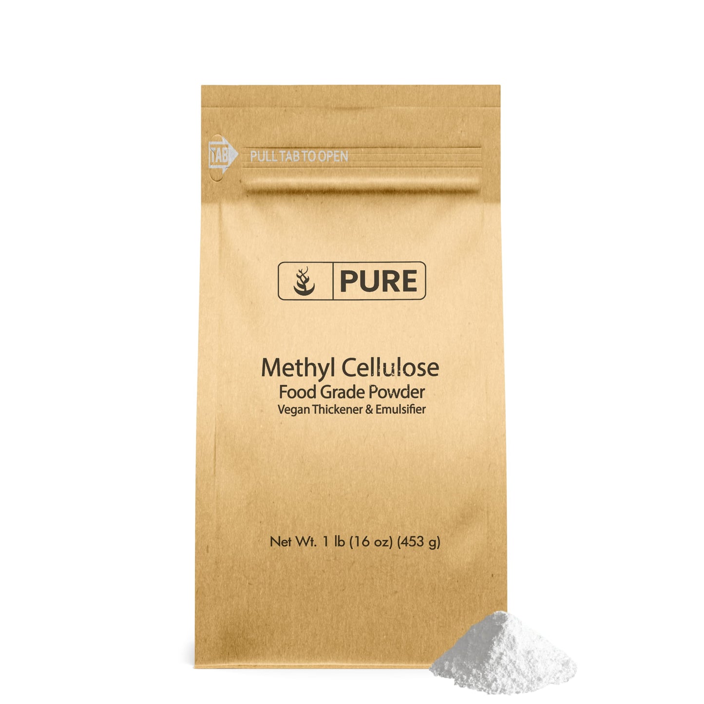 Pure Original Ingredients Methylcellulose (1 Lb) Always Pure, Thickener & Emulsifier, Food Grade