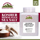Himalayan Chef Kosher Sea Salt – Unrefined, Less Sodium, 5 lb Plastic Jar, Non-GMO Certified, Natural and Organic