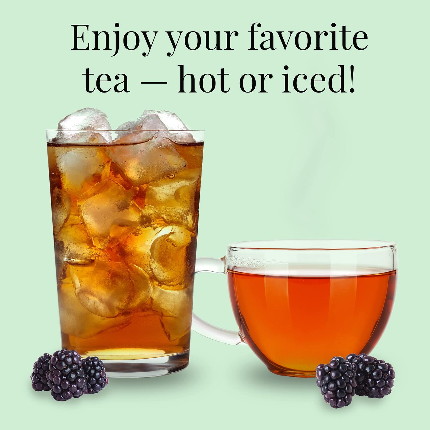 The Republic Of Tea Blackberry Sage Full-Leaf Loose Black Tea, 3.5 Oz Refill Bag | Steeps 50 Cups