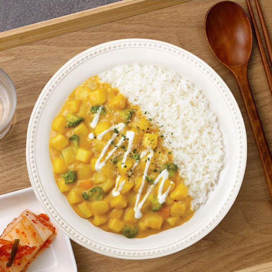 Cupbahn Korean Pre-Cooked Meal With White Rice - 25 Taste By Hetbahn   (Creamy Yellow Curry, 4 Bowls)