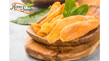 Anna And Sarah Extra Low Sugar Added Dried Mango Slices 16 Oz - Delicious Texture Soft & Juicy - Naturally Ripened Fruits - Glut