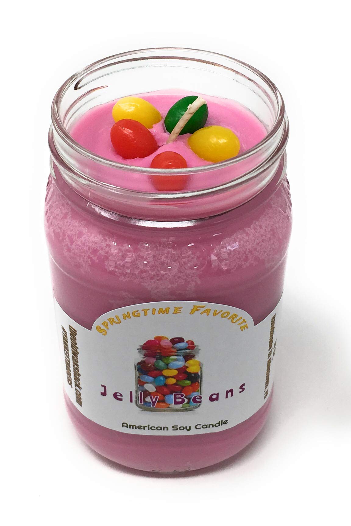 Easter Candles, Chocolate Easter Bunny & Jelly Beans (2 Pack, 16 Oz.)