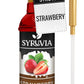 Syruvia Strawberry Syrup - Strawberry Syrup Flavor, 25.4 fl oz - Perfect for Cocktails, ice Tea, Desserts, Italian Sodas, Ice an