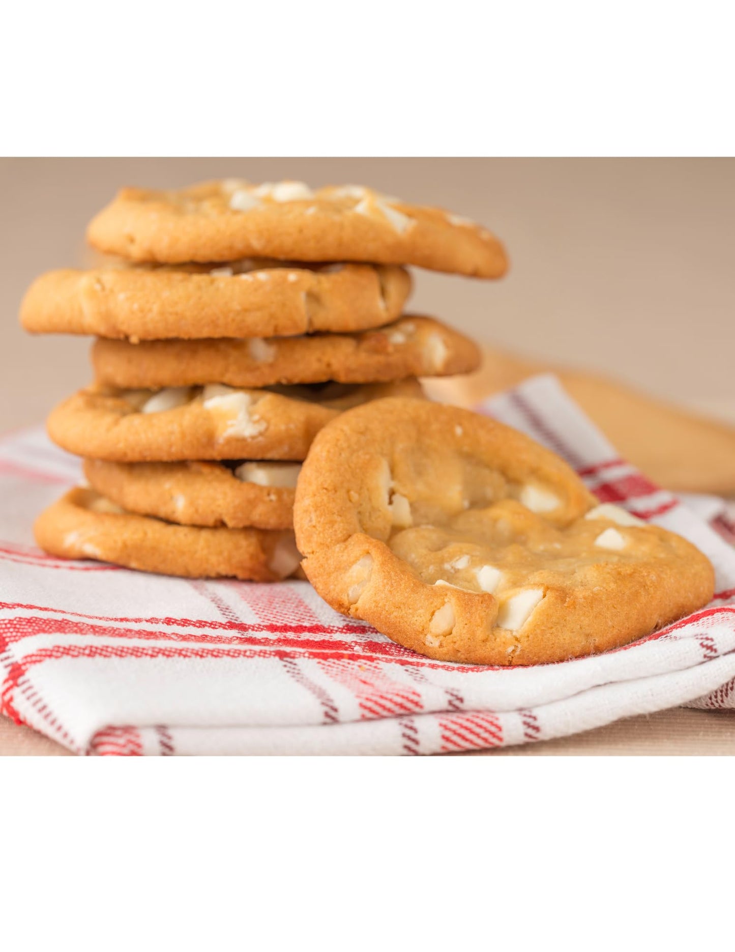 Prairie City Bakery White Macadamia Nut Cookies, Down Home Fresh Cookies, Bulk Individually Wrapped, 3 Ounce (Pack Of 12)